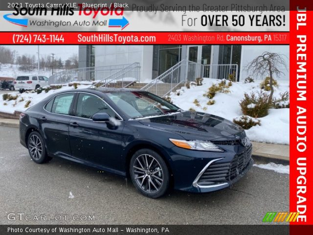 2021 Toyota Camry XLE in Blueprint