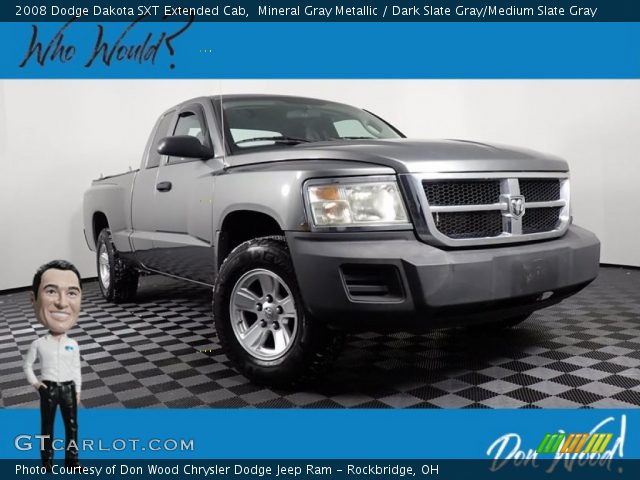 2008 Dodge Dakota SXT Extended Cab in Mineral Gray Metallic