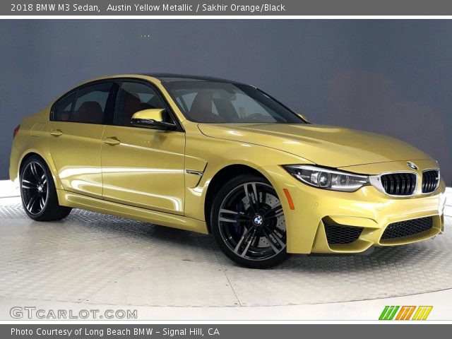 2018 BMW M3 Sedan in Austin Yellow Metallic