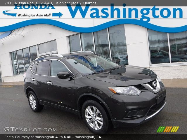 2015 Nissan Rogue SV AWD in Midnight Jade