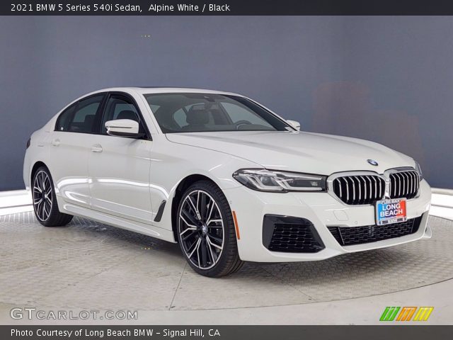 2021 BMW 5 Series 540i Sedan in Alpine White