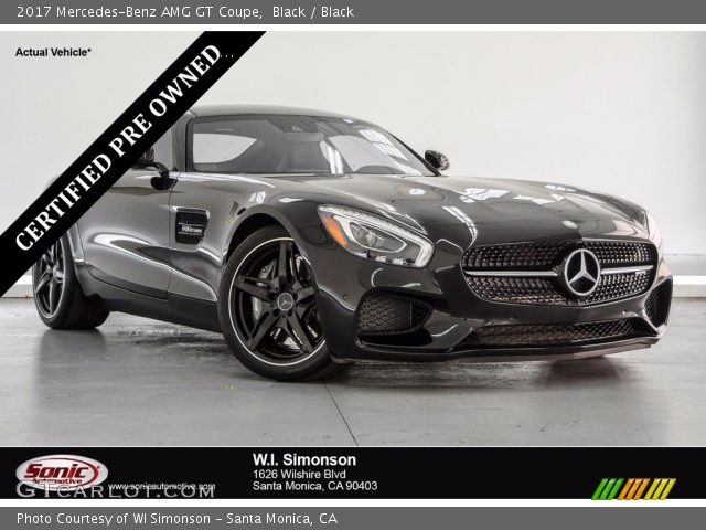 2017 Mercedes-Benz AMG GT Coupe in Black