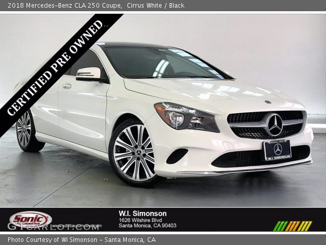 2018 Mercedes-Benz CLA 250 Coupe in Cirrus White