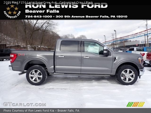 2021 Ford F150 Lariat SuperCrew 4x4 in Carbonized Gray
