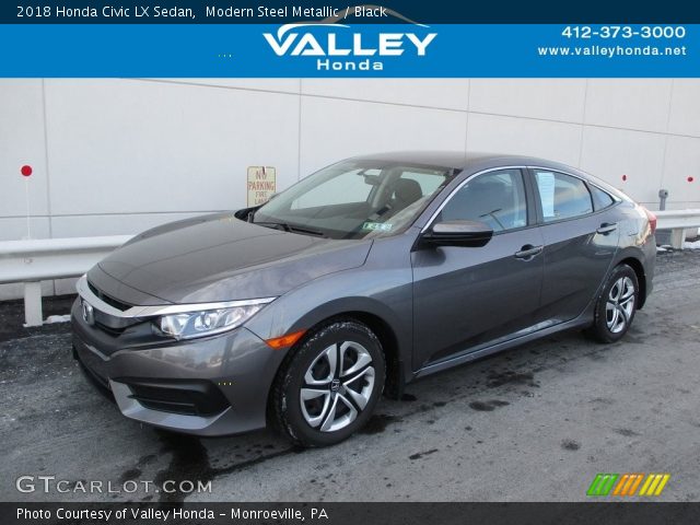 2018 Honda Civic LX Sedan in Modern Steel Metallic