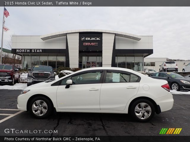 2015 Honda Civic LX Sedan in Taffeta White