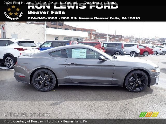 2021 Ford Mustang EcoBoost Fastback in Carbonized Gray Metallic