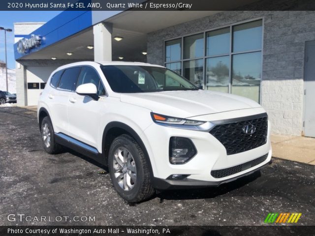 2020 Hyundai Santa Fe SEL AWD in Quartz White