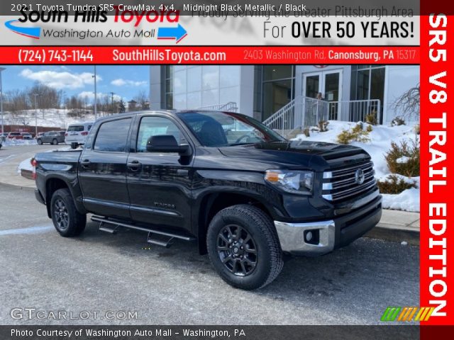 2021 Toyota Tundra SR5 CrewMax 4x4 in Midnight Black Metallic