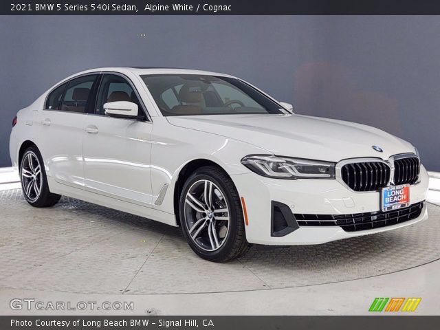 2021 BMW 5 Series 540i Sedan in Alpine White