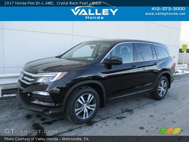 2017 Honda Pilot EX-L AWD in Crystal Black Pearl