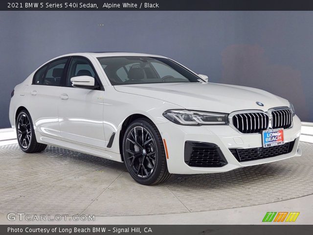 2021 BMW 5 Series 540i Sedan in Alpine White