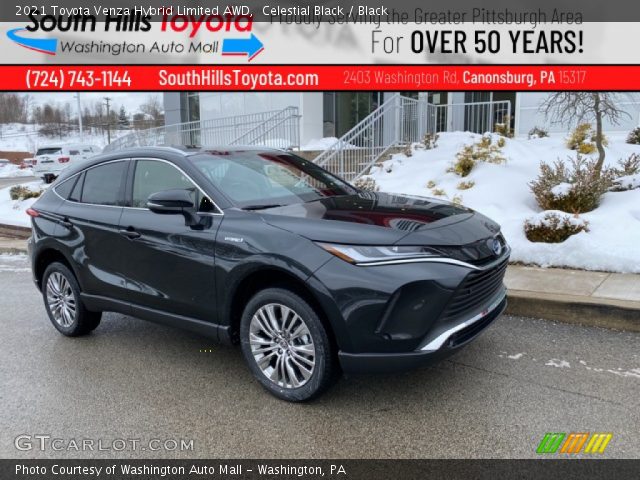 2021 Toyota Venza Hybrid Limited AWD in Celestial Black