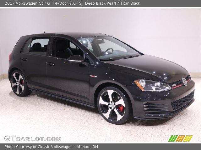 2017 Volkswagen Golf GTI 4-Door 2.0T S in Deep Black Pearl