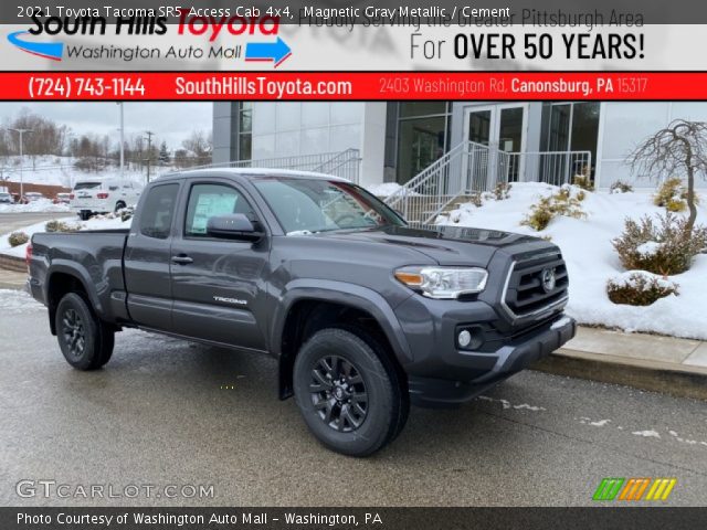 2021 Toyota Tacoma SR5 Access Cab 4x4 in Magnetic Gray Metallic