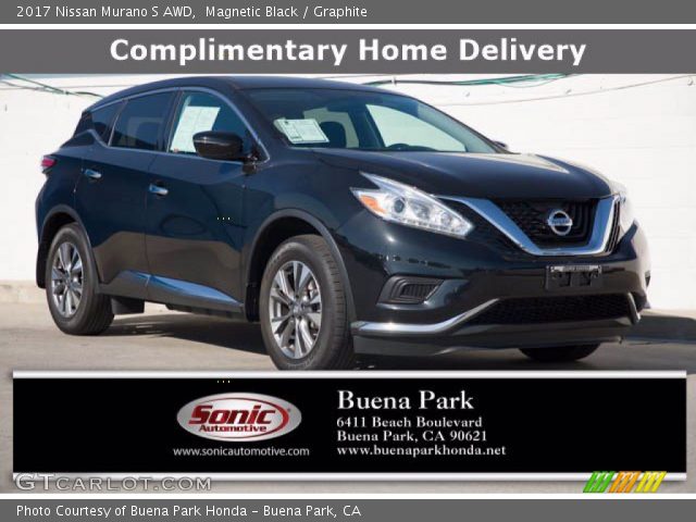 2017 Nissan Murano S AWD in Magnetic Black