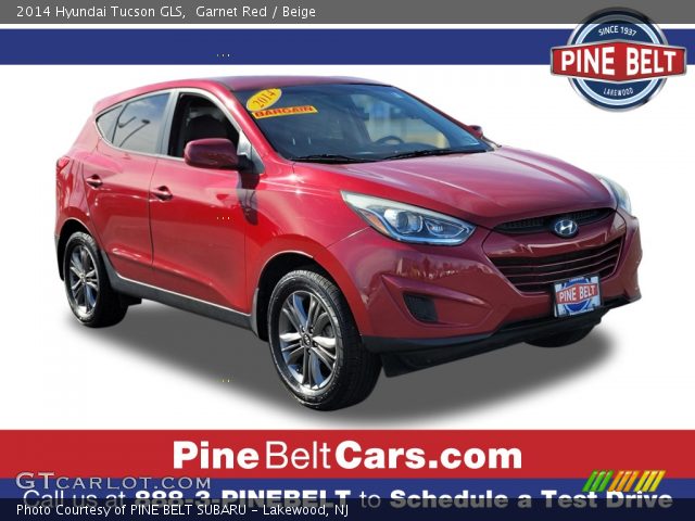 2014 Hyundai Tucson GLS in Garnet Red