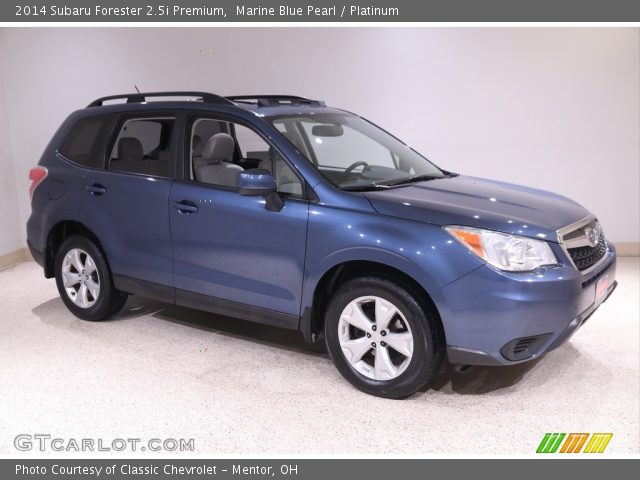 2014 Subaru Forester 2.5i Premium in Marine Blue Pearl