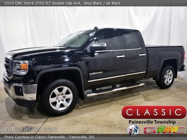 2014 GMC Sierra 1500 SLT Double Cab 4x4 in Onyx Black