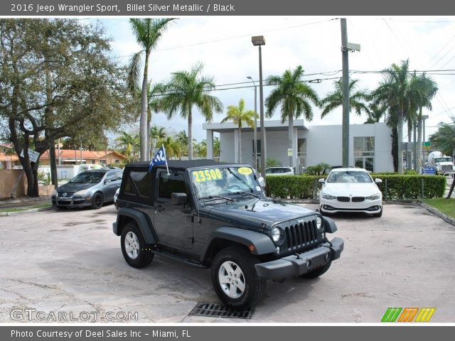 2016 Jeep Wrangler Sport in Billet Silver Metallic