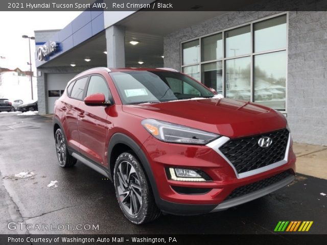 2021 Hyundai Tucson Sport AWD in Red Crimson