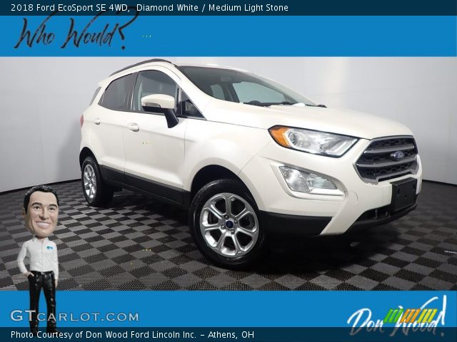 2018 Ford EcoSport SE 4WD in Diamond White