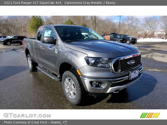 2021 Ford Ranger XLT SuperCab 4x4 in Carbonized Gray Metallic