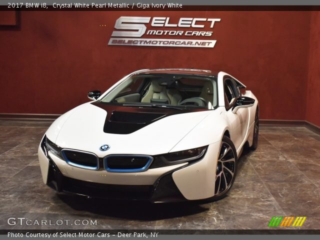 2017 BMW i8  in Crystal White Pearl Metallic