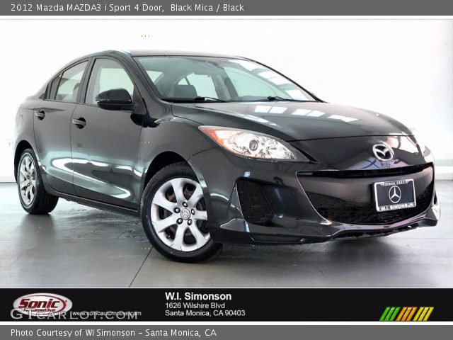 2012 Mazda MAZDA3 i Sport 4 Door in Black Mica