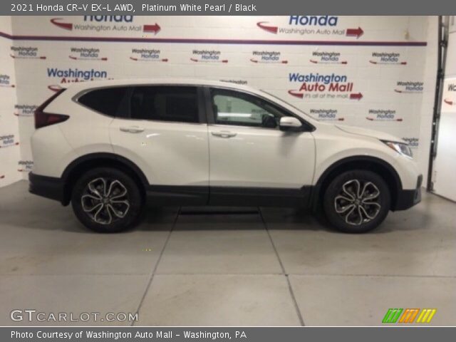 2021 Honda CR-V EX-L AWD in Platinum White Pearl