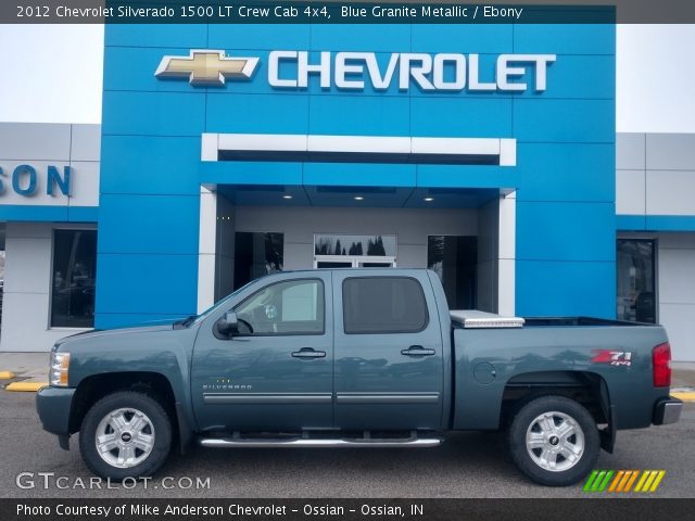 2012 Chevrolet Silverado 1500 LT Crew Cab 4x4 in Blue Granite Metallic