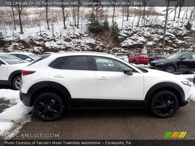 2021 Mazda CX-30 Turbo Premium AWD in Snowflake White Pearl Mica