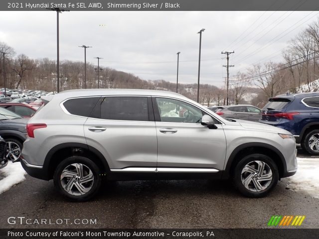 2021 Hyundai Santa Fe SEL AWD in Shimmering Silver