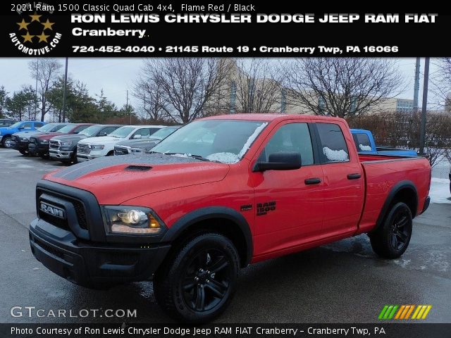 2021 Ram 1500 Classic Quad Cab 4x4 in Flame Red