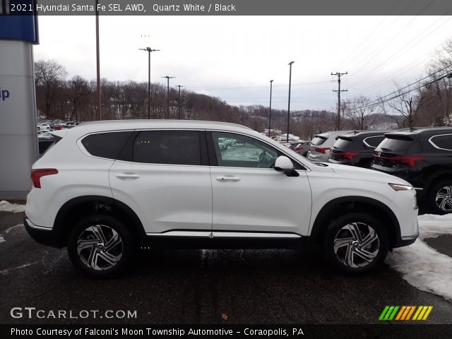 2021 Hyundai Santa Fe SEL AWD in Quartz White