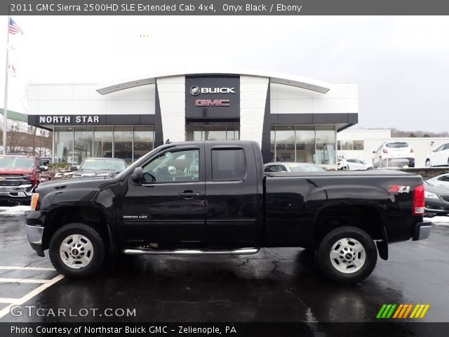 2011 GMC Sierra 2500HD SLE Extended Cab 4x4 in Onyx Black