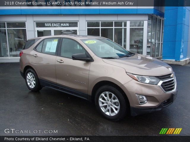 2018 Chevrolet Equinox LS AWD in Sandy Ridge Metallic
