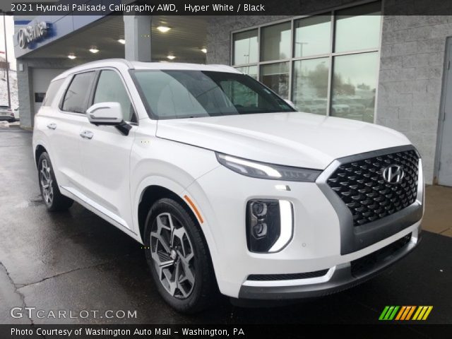 2021 Hyundai Palisade Calligraphy AWD in Hyper White