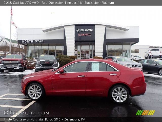 2018 Cadillac ATS AWD in Red Obsession Tintcoat