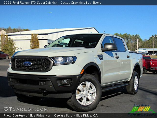 2021 Ford Ranger STX SuperCab 4x4 in Cactus Gray Metallic