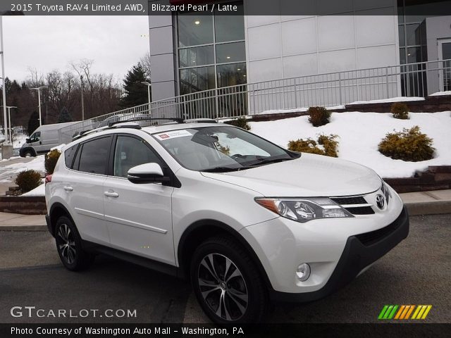 2015 Toyota RAV4 Limited AWD in Blizzard Pearl