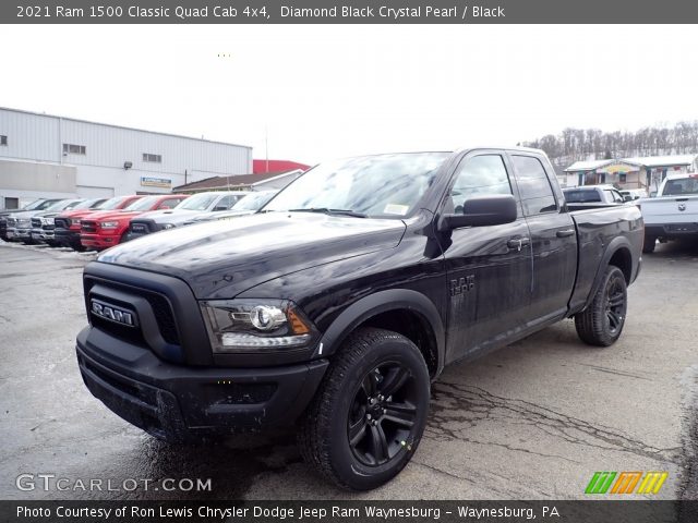 2021 Ram 1500 Classic Quad Cab 4x4 in Diamond Black Crystal Pearl