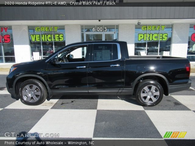 2020 Honda Ridgeline RTL-E AWD in Crystal Black Pearl