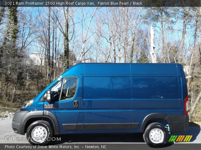2021 Ram ProMaster 1500 High Roof Cargo Van in Patriot Blue Pearl