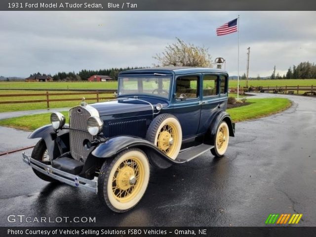 1931 Ford Model A Tudor Sedan in Blue