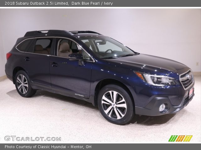 2018 Subaru Outback 2.5i Limited in Dark Blue Pearl