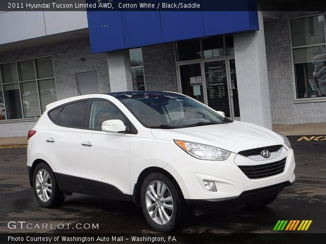 2011 Hyundai Tucson Limited AWD in Cotton White
