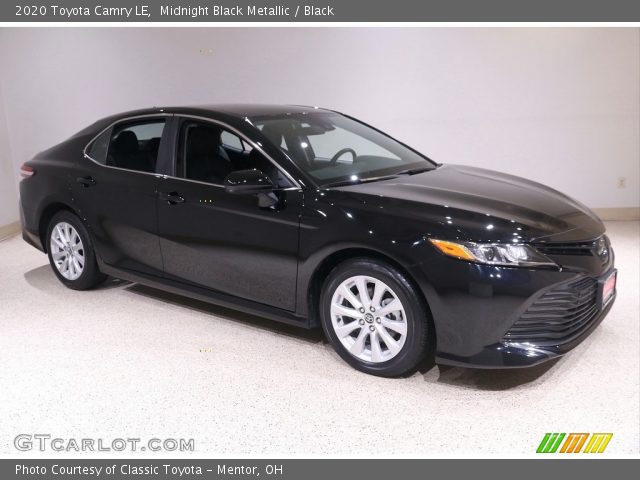 2020 Toyota Camry LE in Midnight Black Metallic
