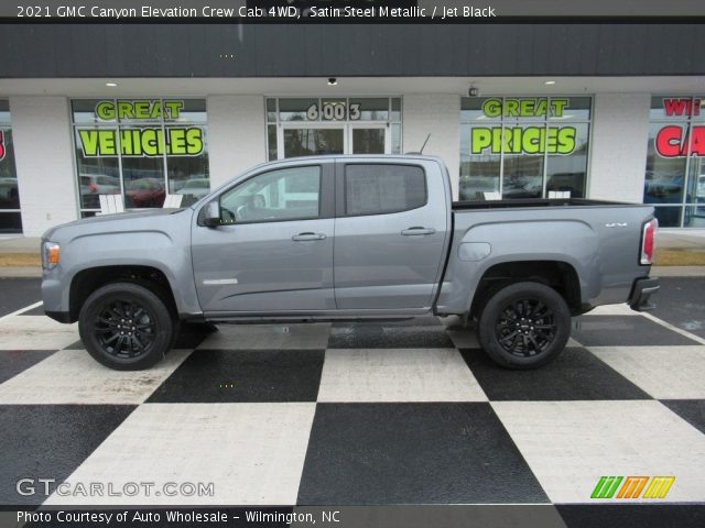 2021 GMC Canyon Elevation Crew Cab 4WD in Satin Steel Metallic