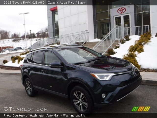 2018 Toyota RAV4 XLE AWD in Galactic Aqua Mica